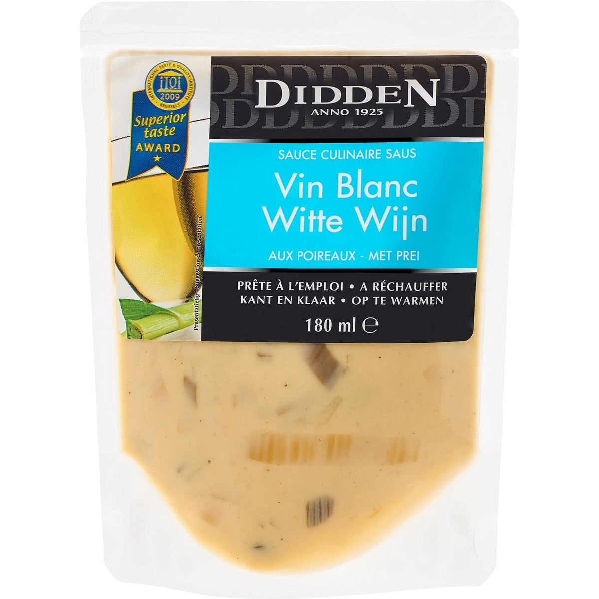 Didden White Wine Sauce With Leek 180 ml