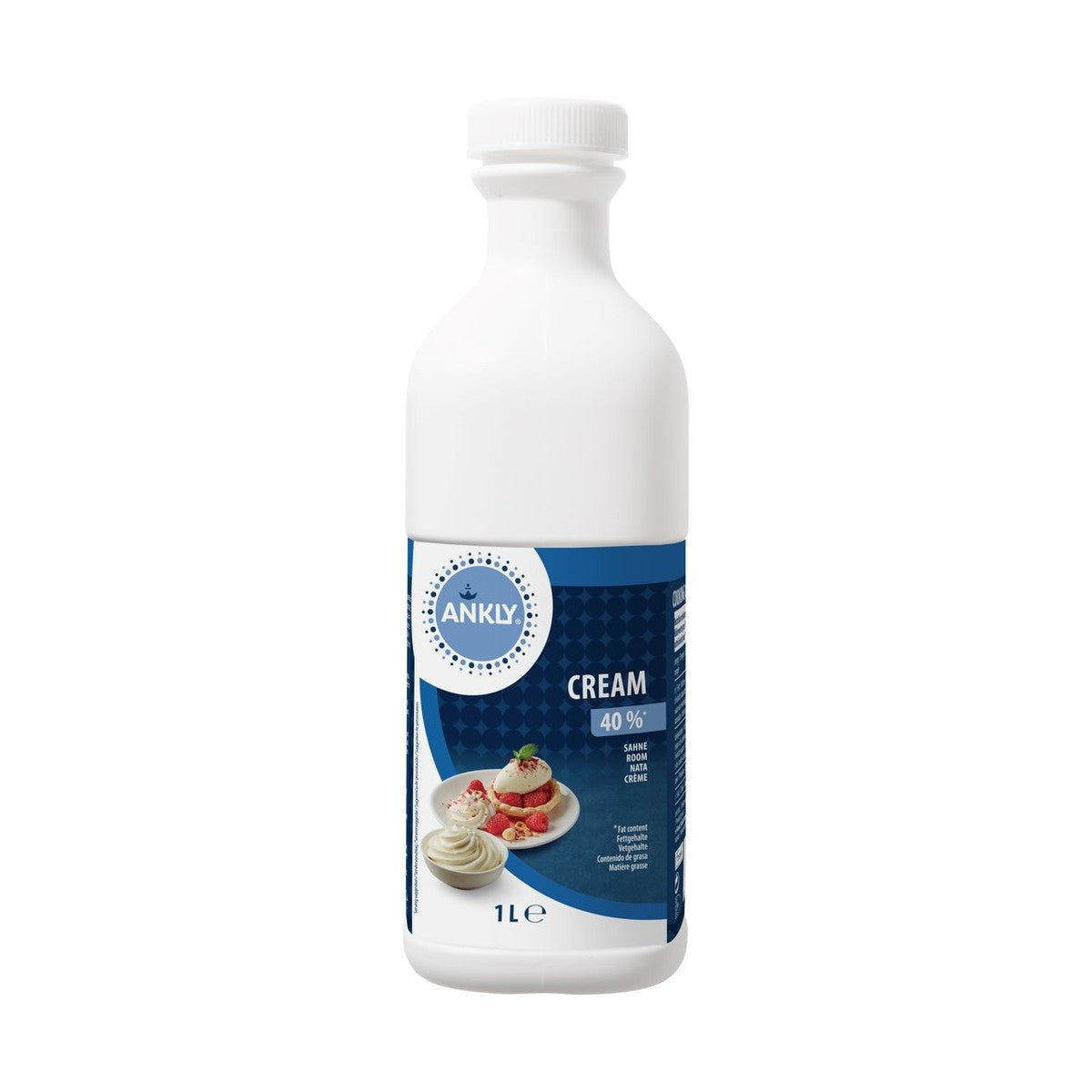 ANKLY Whipped cream 40% unsweetened 1 l