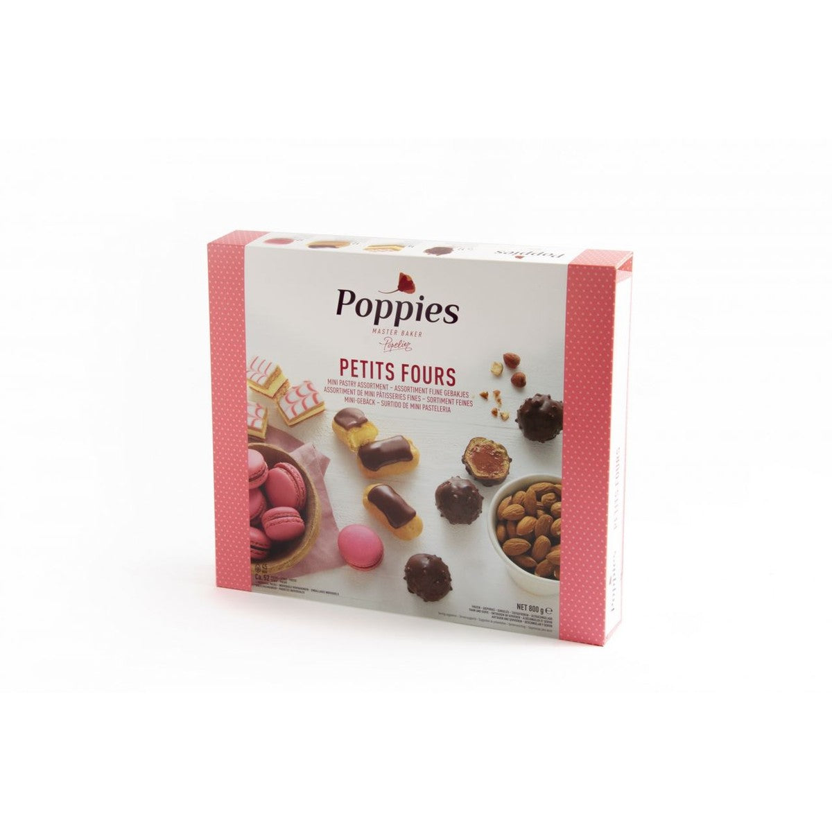 Poppies Petits Fours 52 pieces 800 g