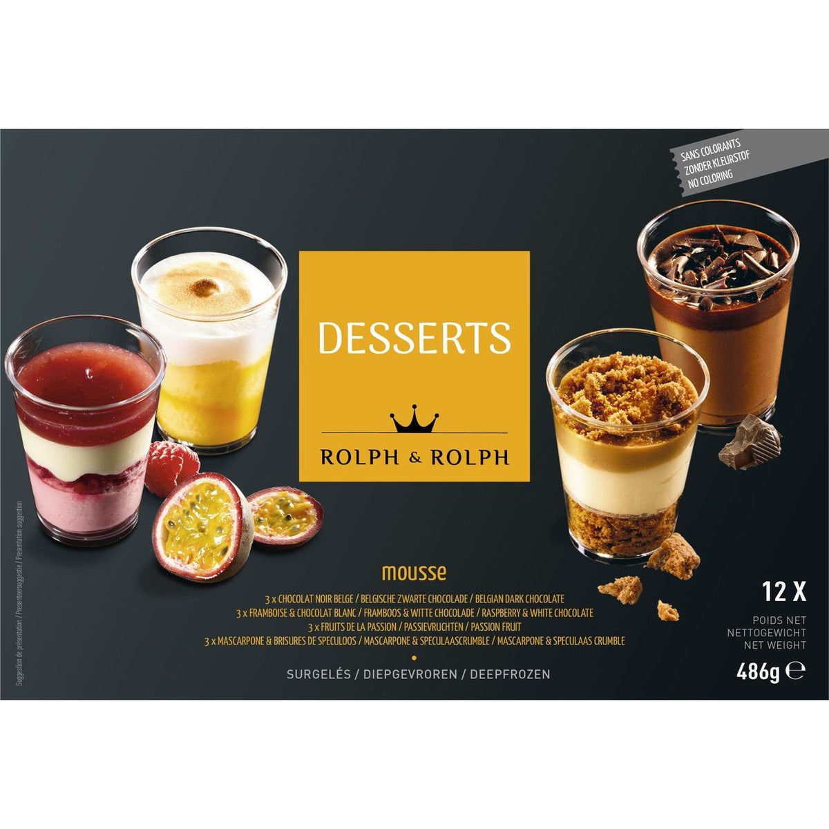 Rolph & Rolph Mini Dessert Mix 12 x 66 ml