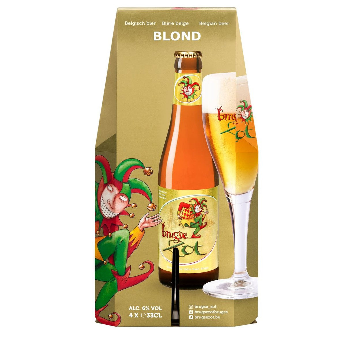Brugse Zot Blonde 4 x 33 cl