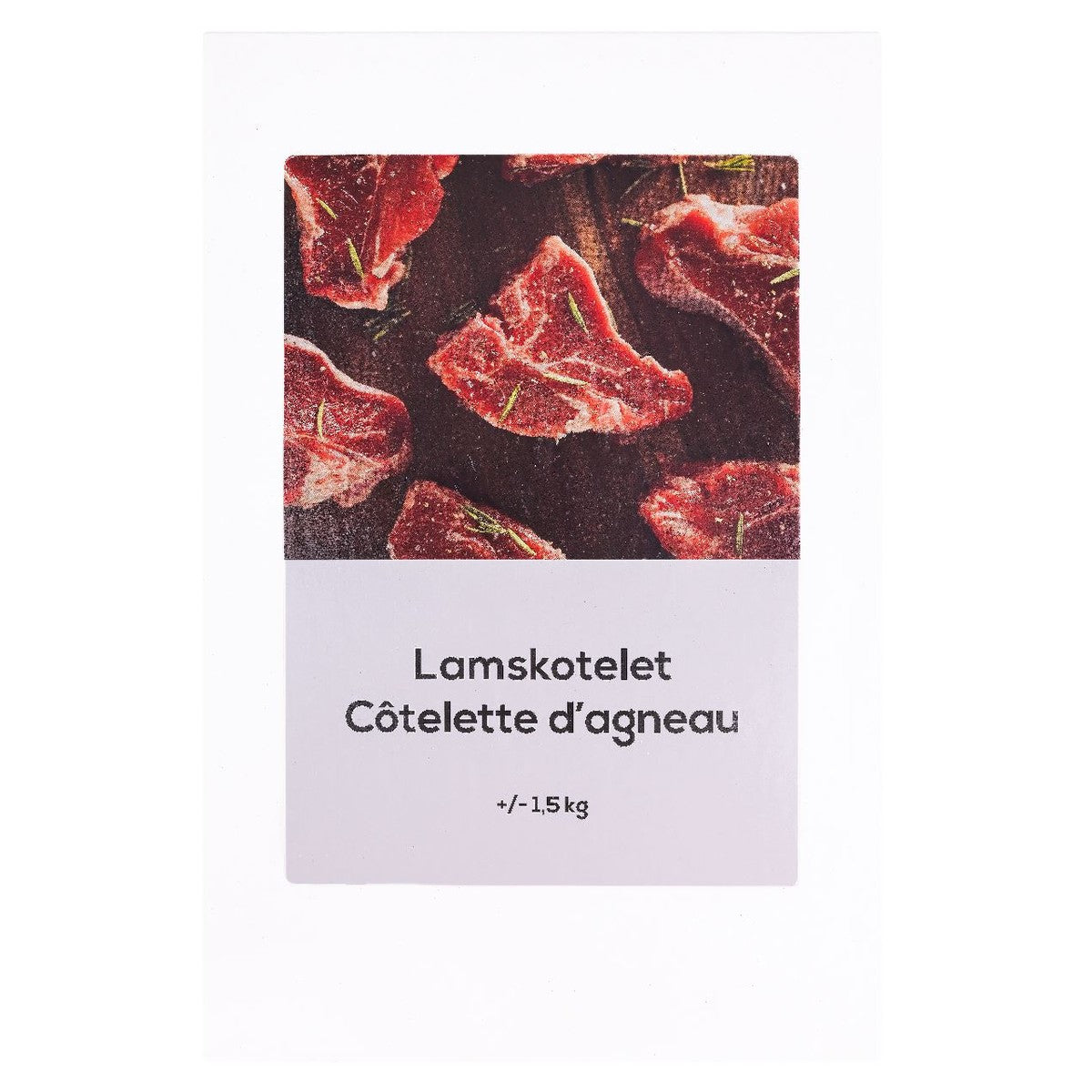 New Zealand frozen lamb chops approx. 1.5 kg