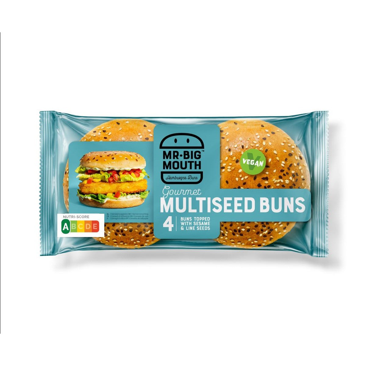 Big Mouth Multiseed Bun 4 x 81 g