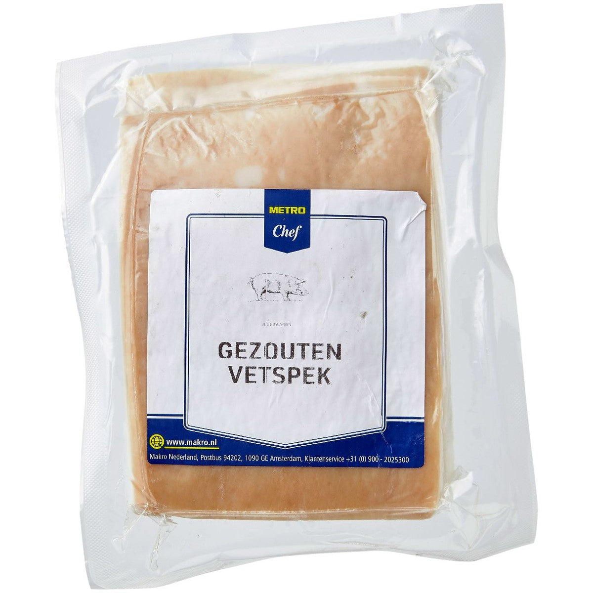 Fat bacon unsmoked piece approx. 500 g