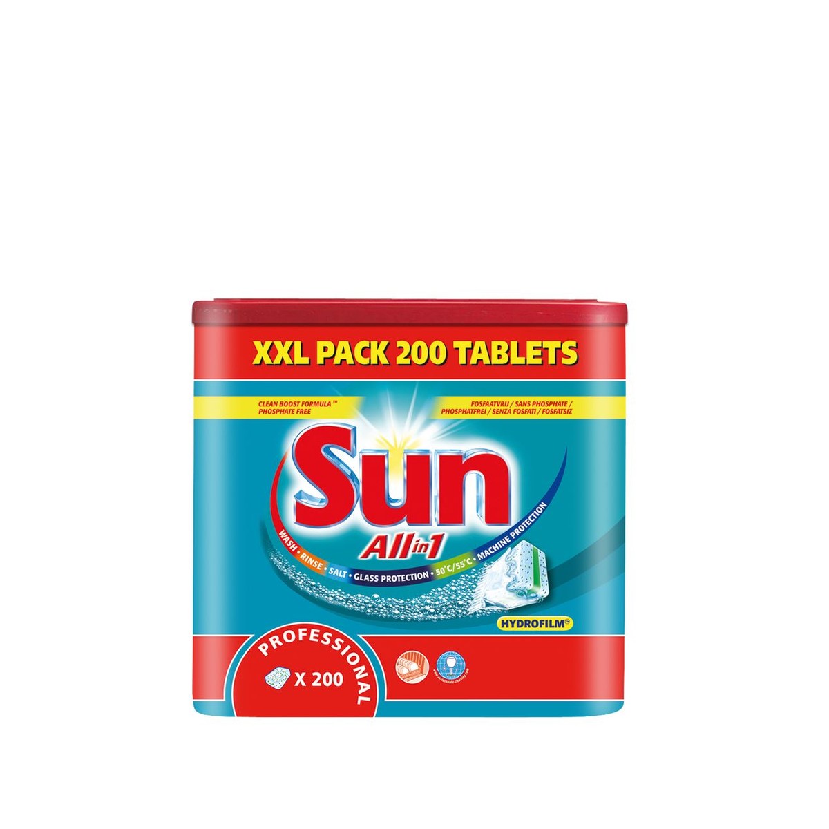Sun Prof All in 1 Dishwasher tablets box 200 pieces 3.6 kg