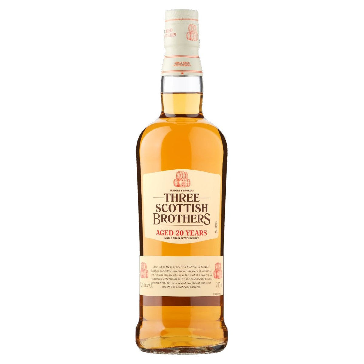 Three Scottish Brothers Single Grain Scotch Whiskey 70 cl 40%