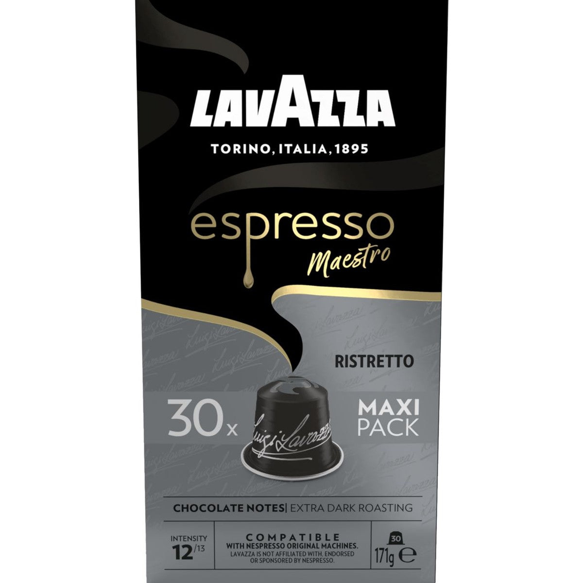 LavAzza Nespresso Capsules Ristretto 171 g 30 pieces