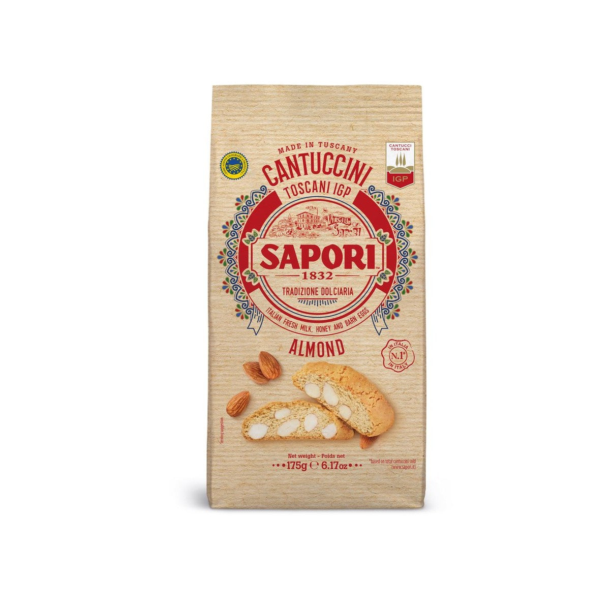 Sapori Cantuccini Almond Biscotti Toscani 175 g