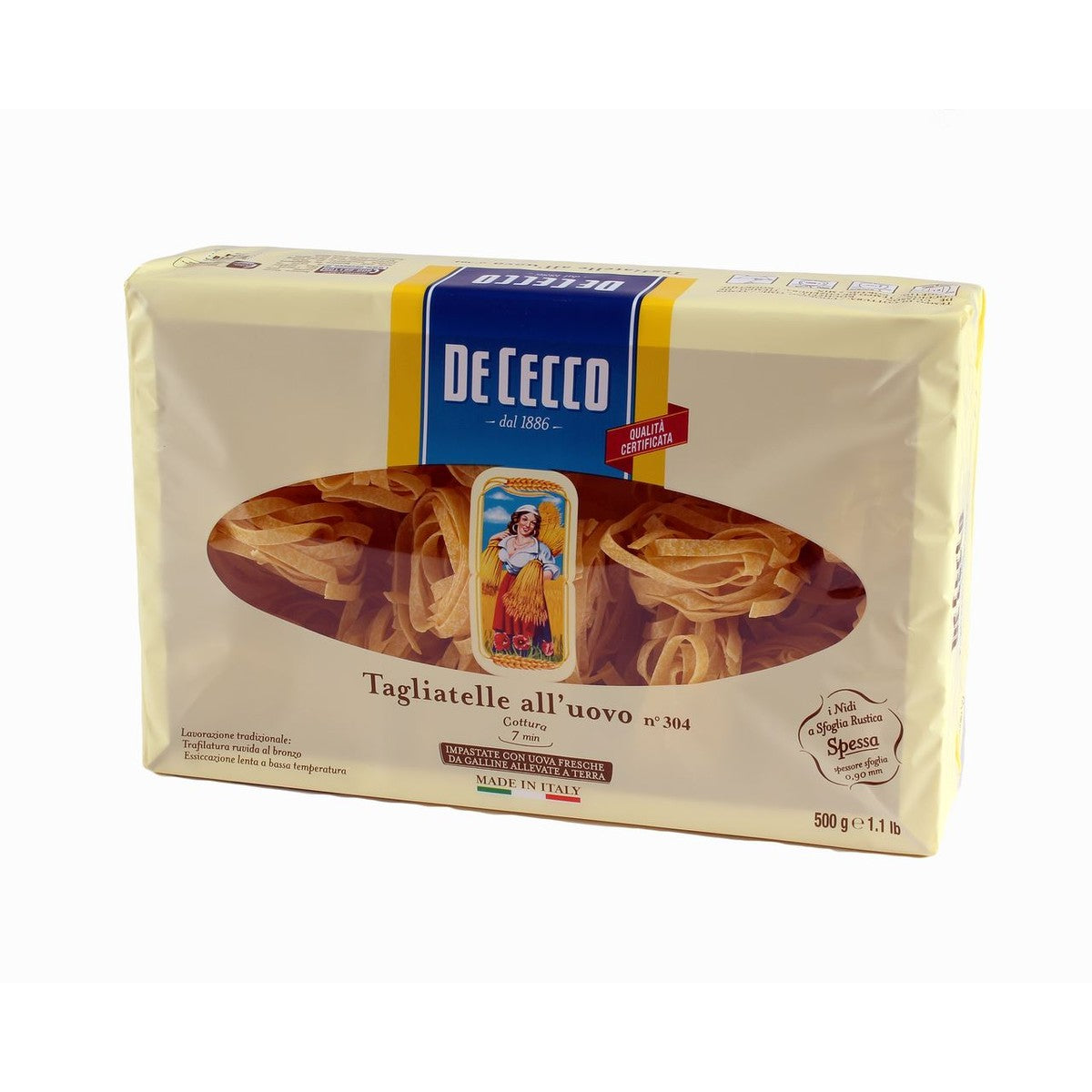 DE CECCO Tagliatelle all'uovo n° 304 500 g