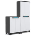 Kis Linear Cabinet Set High + Low Black