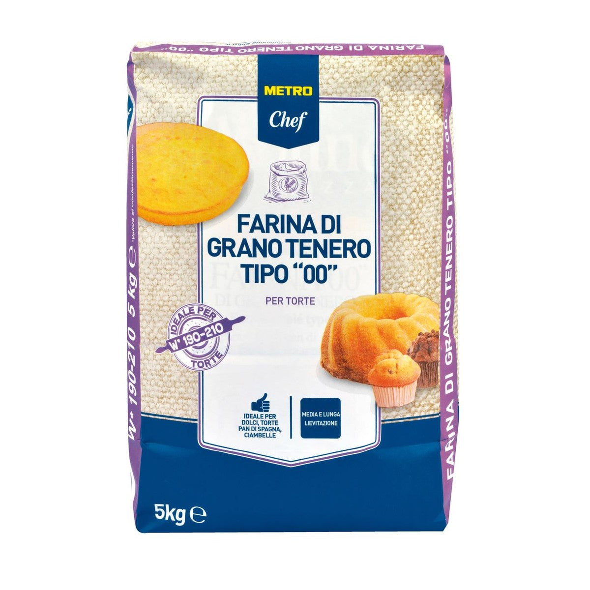 Farina di Grano Tenero Tipo 00 5 kg