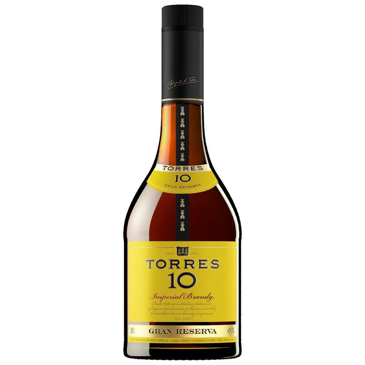 Torres Brandy Grand Reserva 10 years old 70 cl