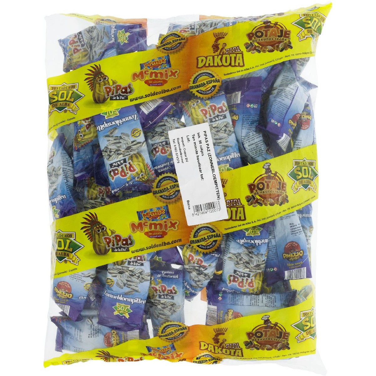 Sol de Alba Pipas sunflower seeds 50 bags 1.6 kg