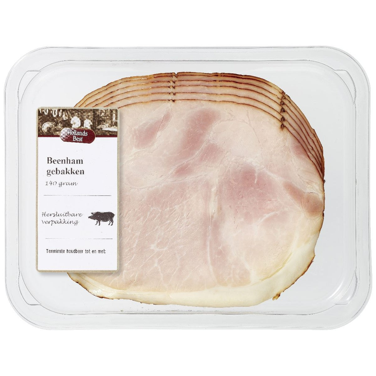 Hollands Best Wit Label Sliced ​​baked ham 140 g