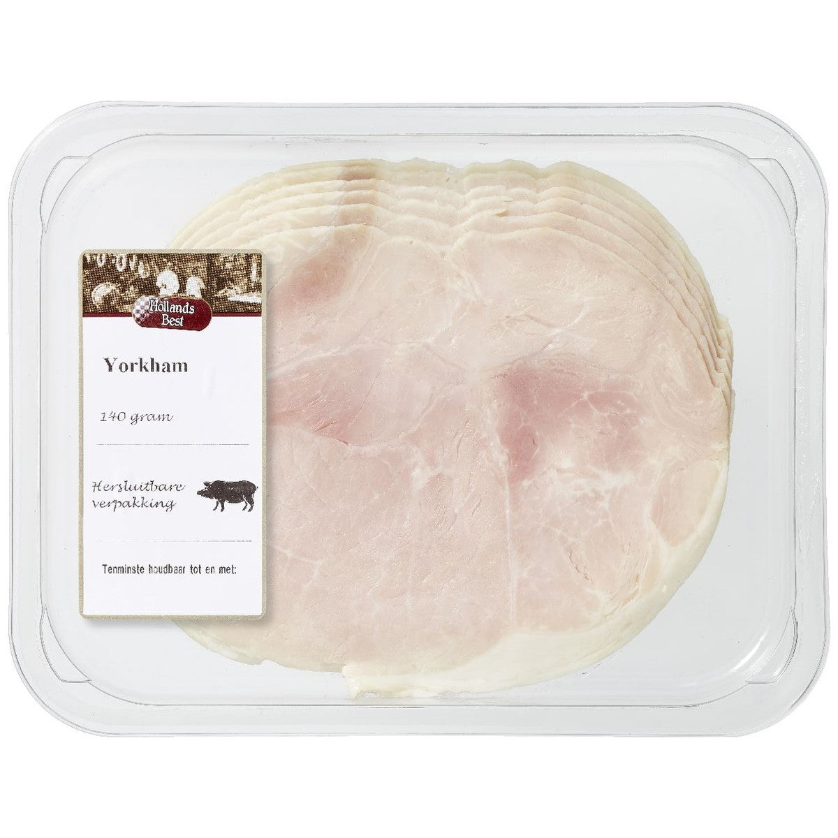 Hollands Best White Label Sliced ​​York ham 140 g