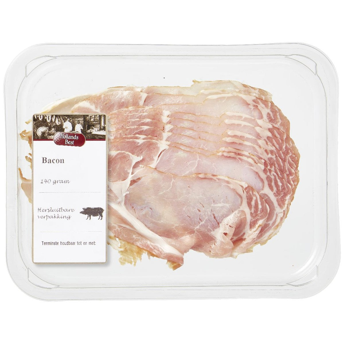 Hollands Best Wit Label Sliced ​​bacon 140 g