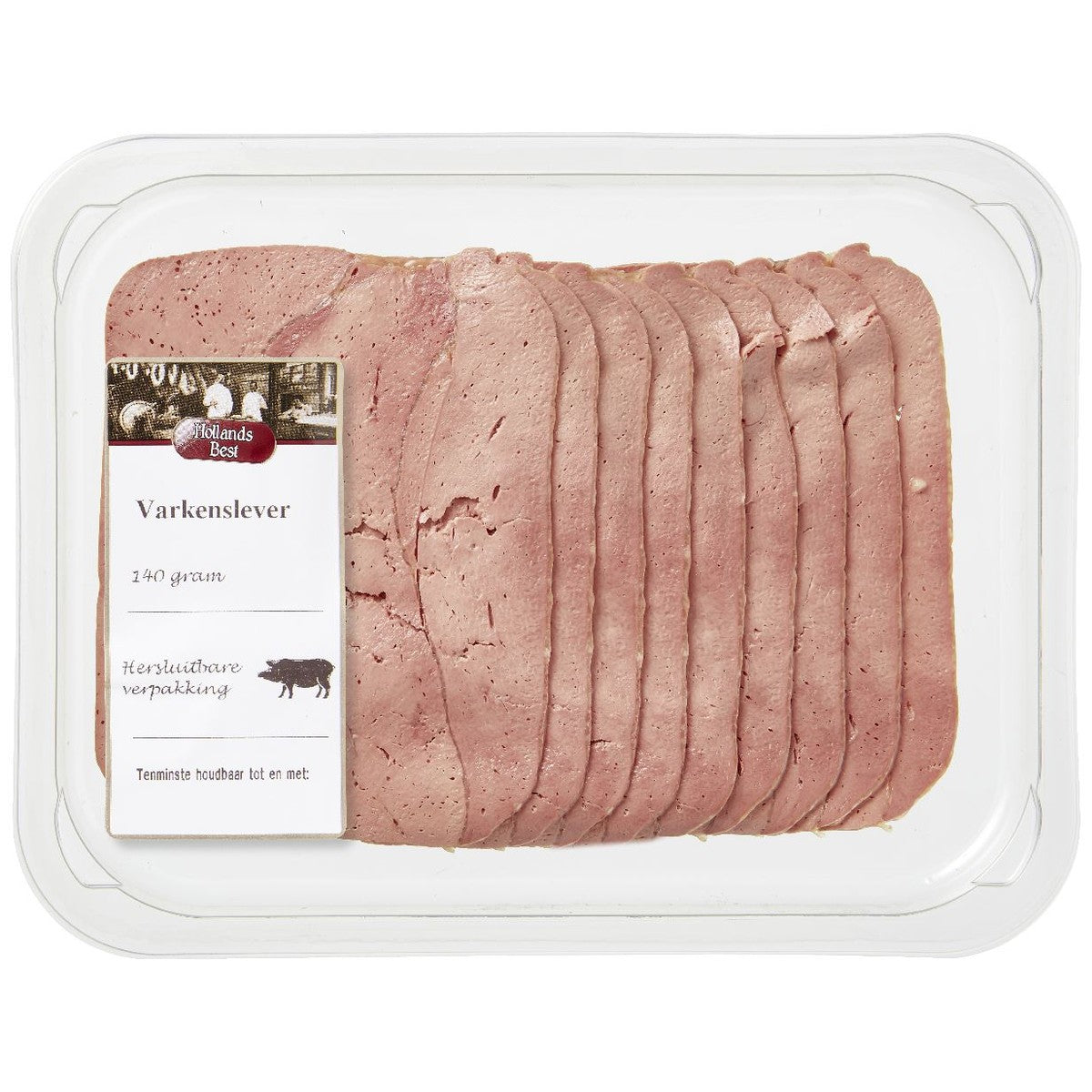 Hollands Best White Label Sliced ​​Pork Liver 140 g