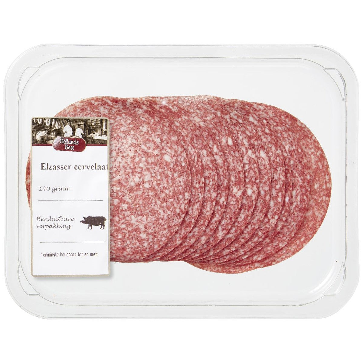 Hollands Best White Label Sliced ​​Alsace cervelate 140 g