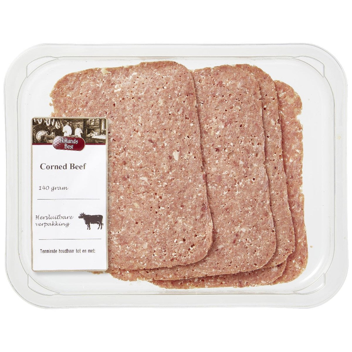 Hollands Best Wit Label Sliced ​​corned beef 140 g
