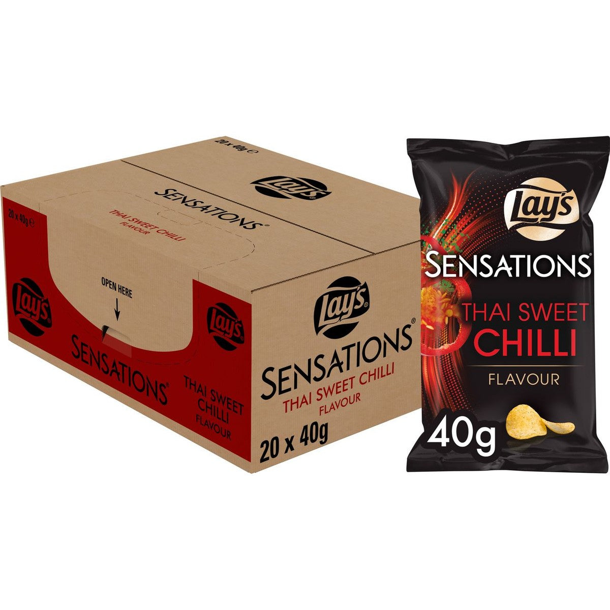 Lay's Sensations Thai Sweet Chilli 20 x 40 g