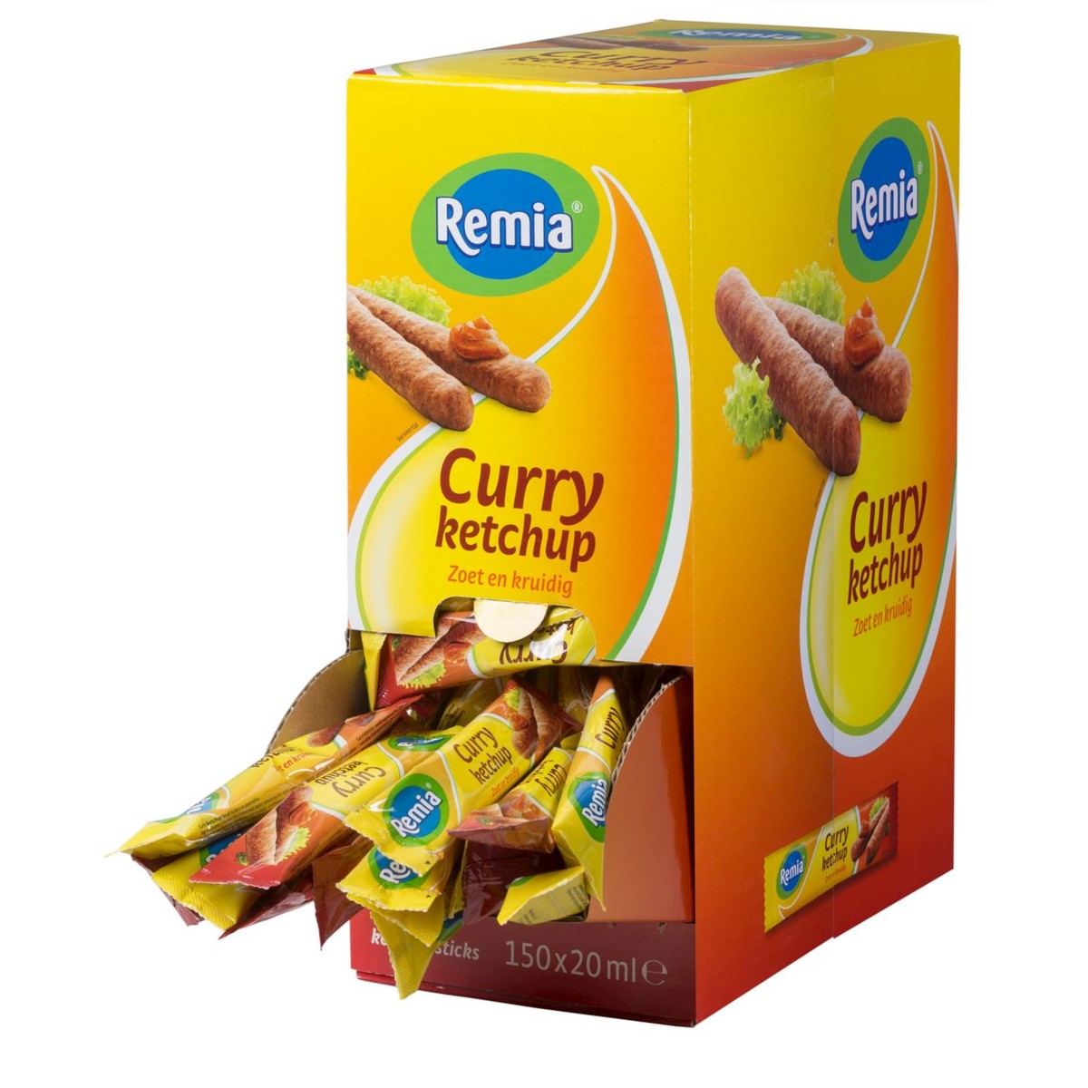 Remia Curry Ketchup sticks 150 x 20ml