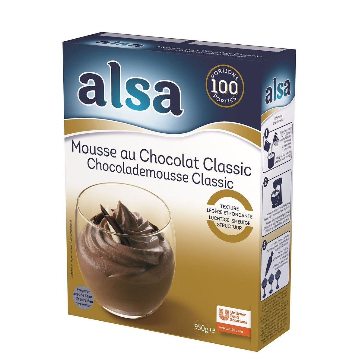 alsa Mousse Chocolate Classic 950 g