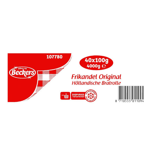 Beckers Frikandel Original 40 x 100 grams