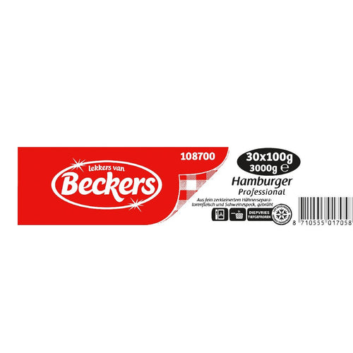 Beckers Hamburger 30 x 100 grams