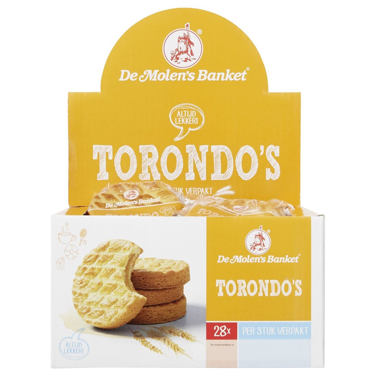 De Molen's Pastry Torondo's 28 x 65 g