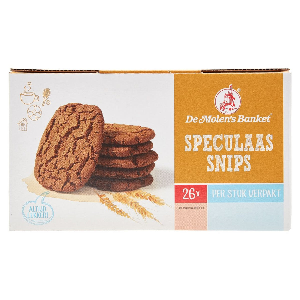 De Molen's Banquet Speculoos snip 26 x 48 g