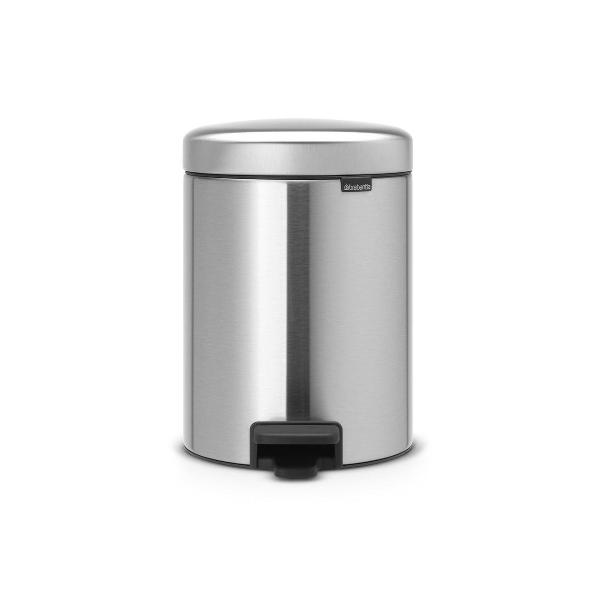 Brabantia newIcon pedal bin 5 liters with plastic inner bin - Matt Steel