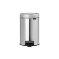 Brabantia newIcon pedal bin 3 liters with plastic inner bin - Matt Steel