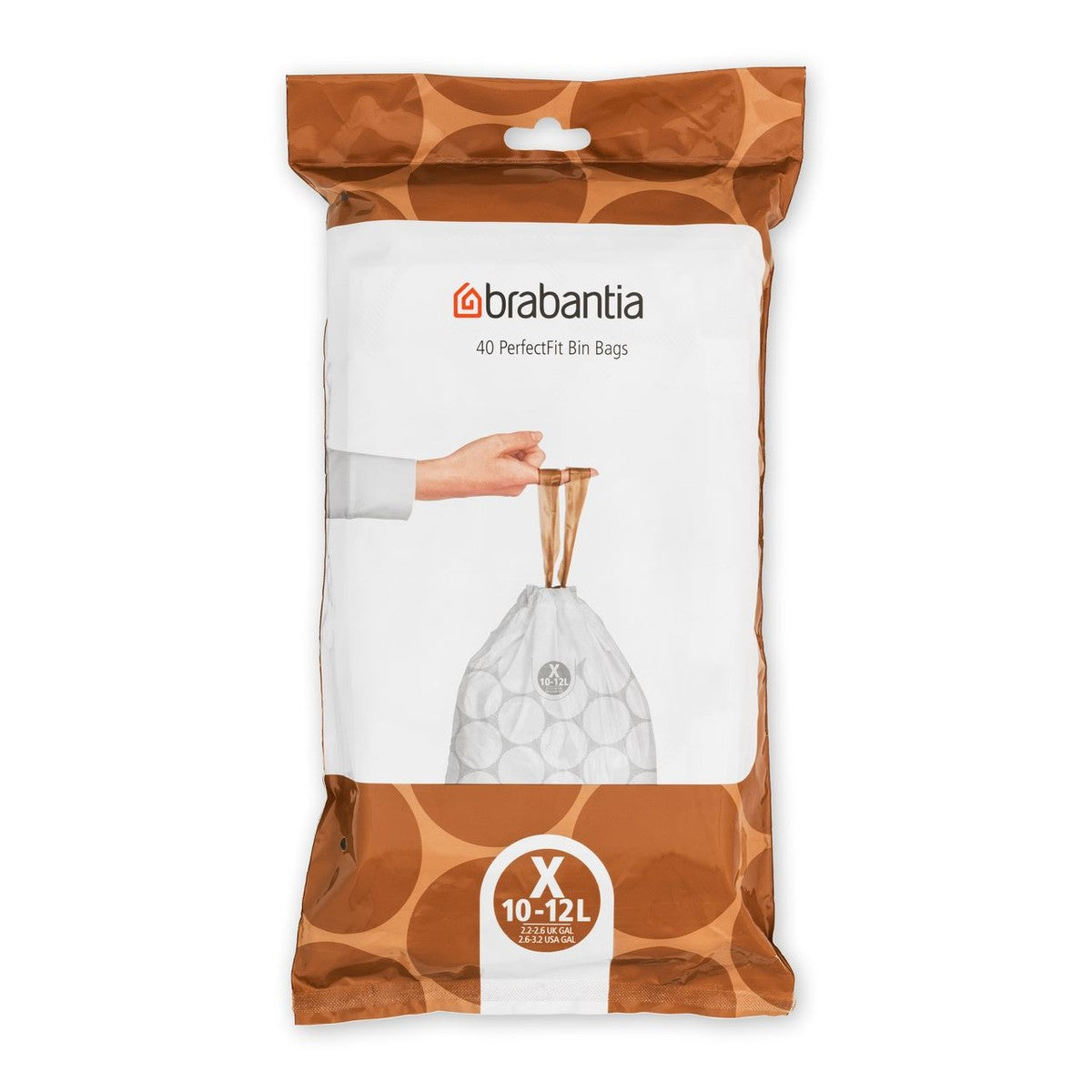 Brabantia PerfectFit Waste Bags Code X 12 liter dispenser pack 40 pieces