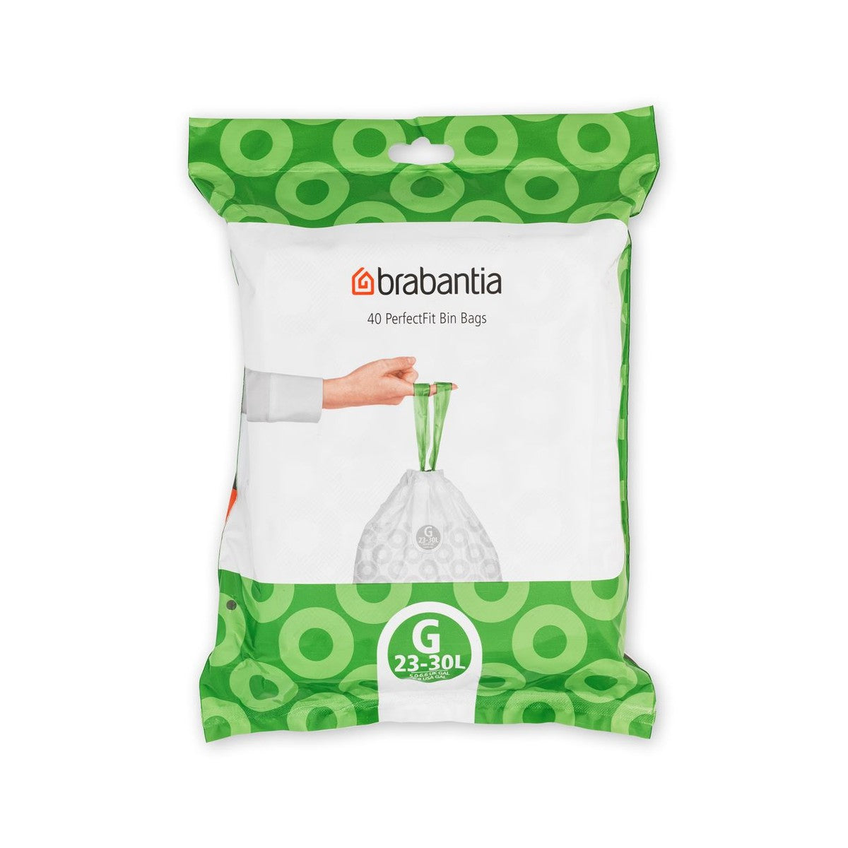 Brabantia PerfectFit Waste bags G 23-30 liters 40 pieces