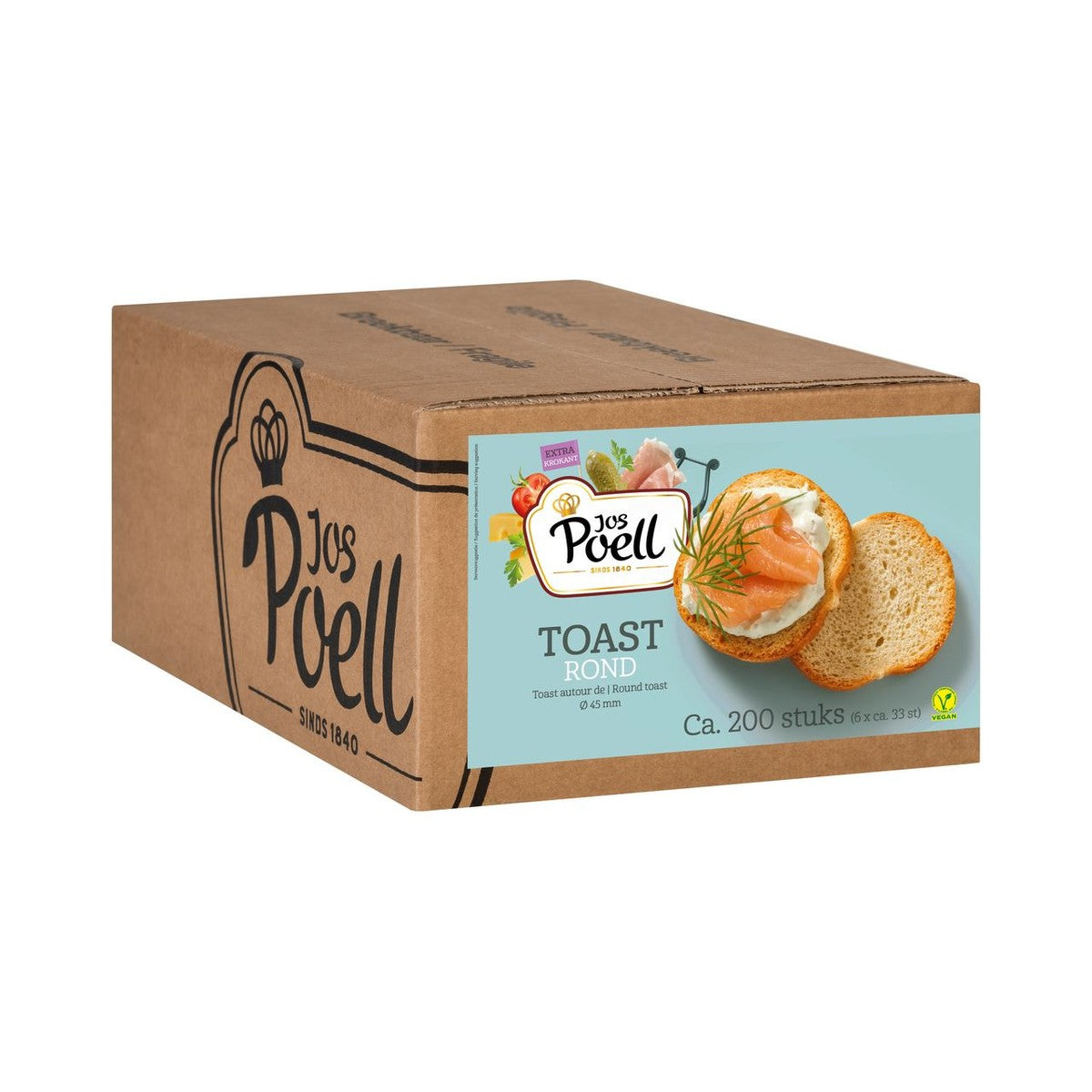 Jos Poell Toast around catering industry 200 pieces 600 g