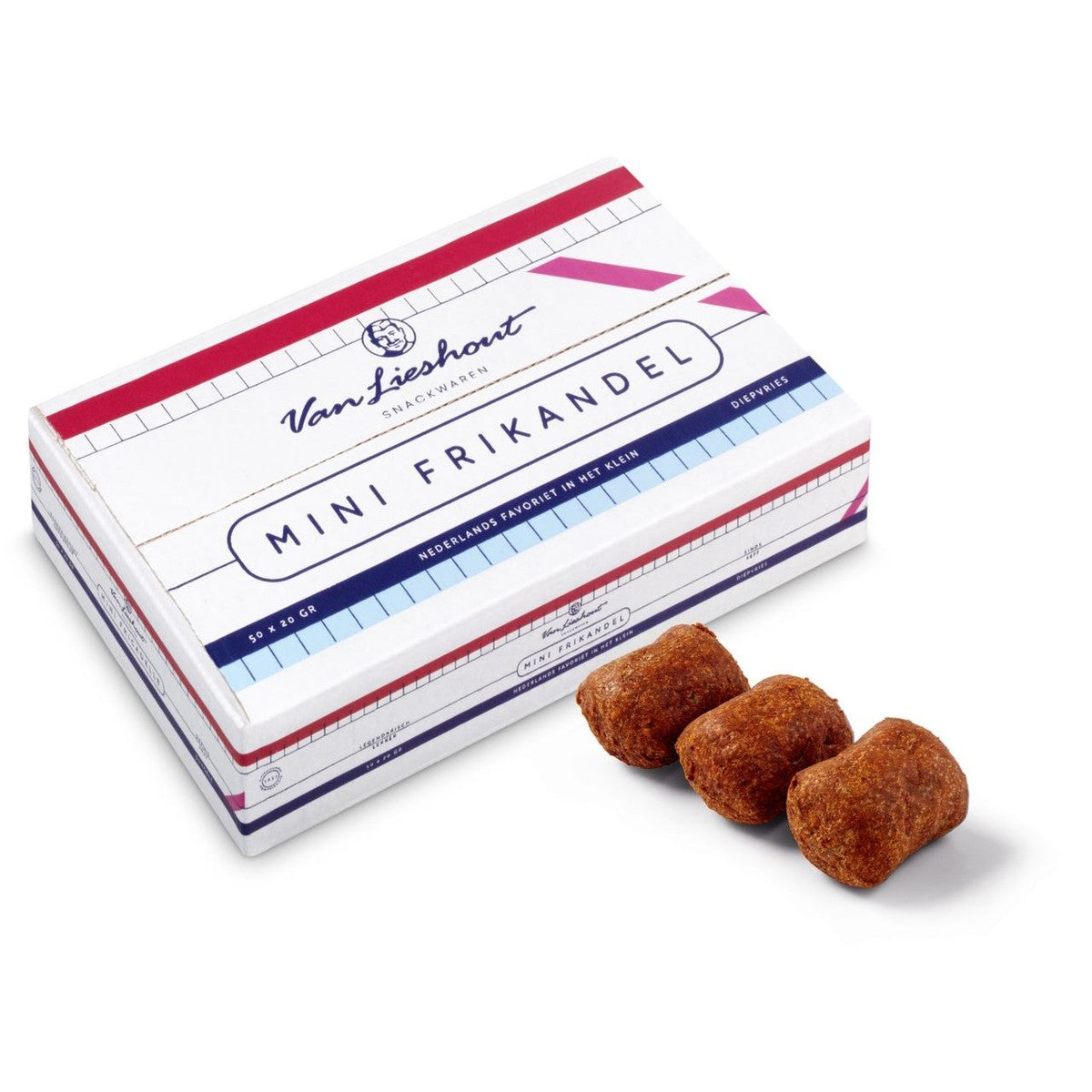 Van Lieshout Snack Products Mini Frikandellen 50 x 20 g