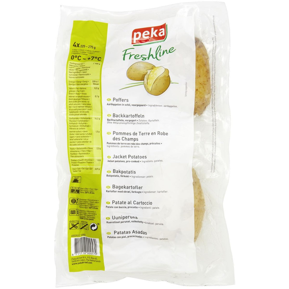 Peka Freshline Poffers 4 pieces 1 kg