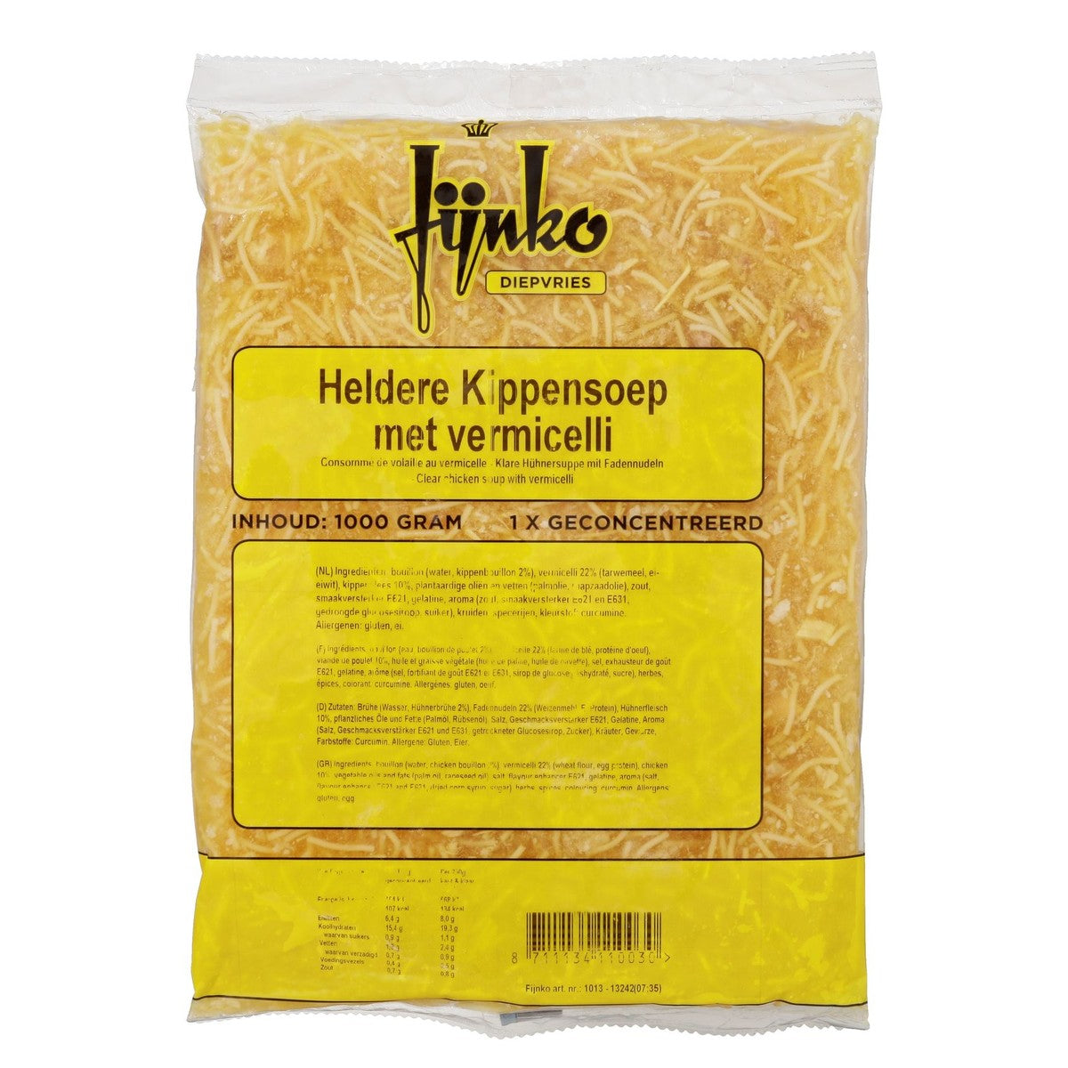 Fijnko Clear Chicken Soup with vermicelli 1 l