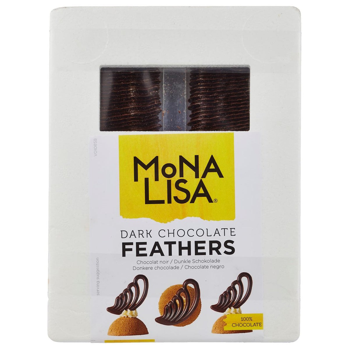Mona Lisa Dark chocolate combs 60mm 150 pieces 240 g