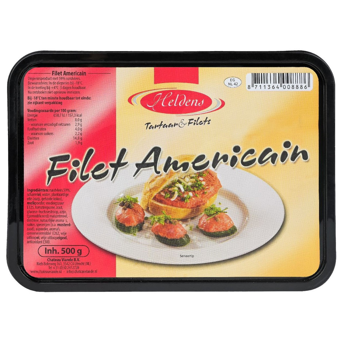 HELDENS Filet Americain frozen 500 g