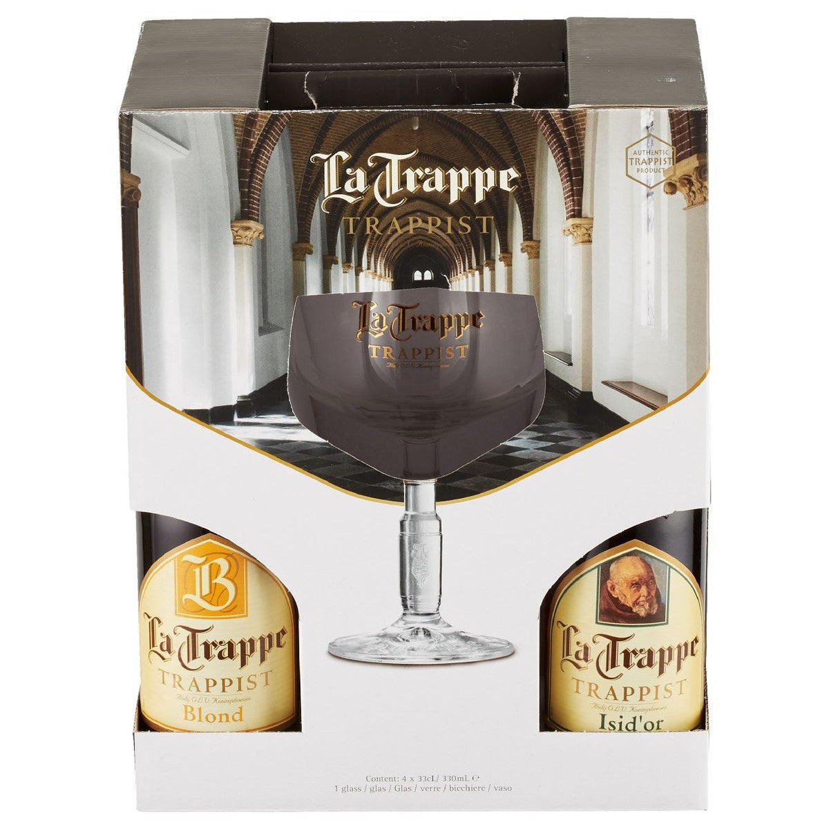 La Trappe 4 x 33 cl + Prior Jar