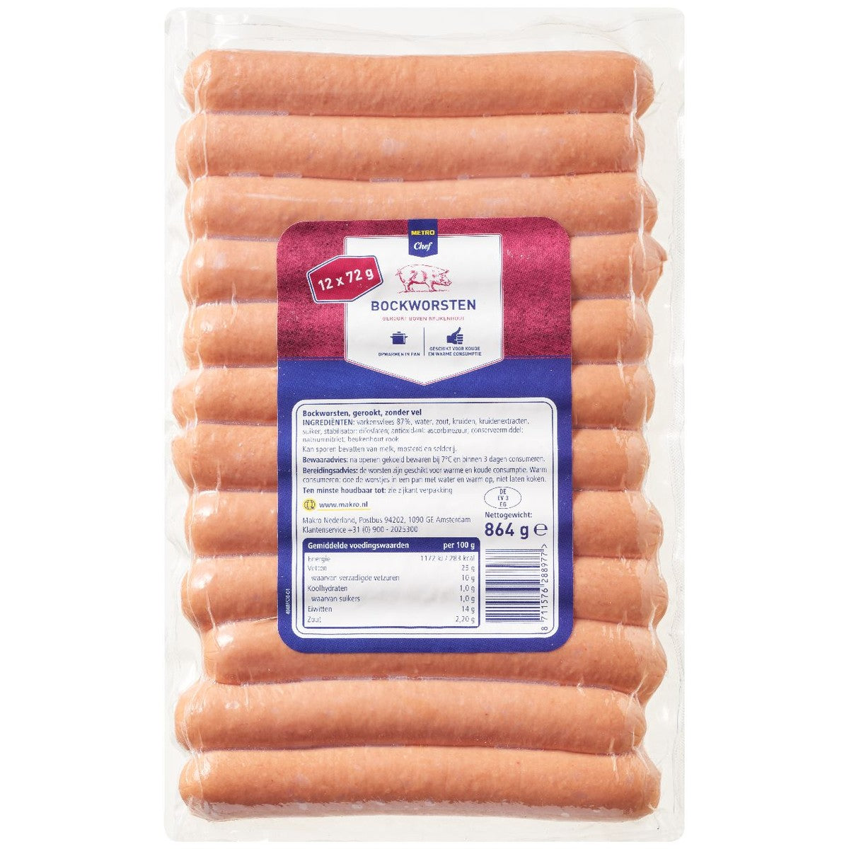 Bock sausage 12 x 72 g