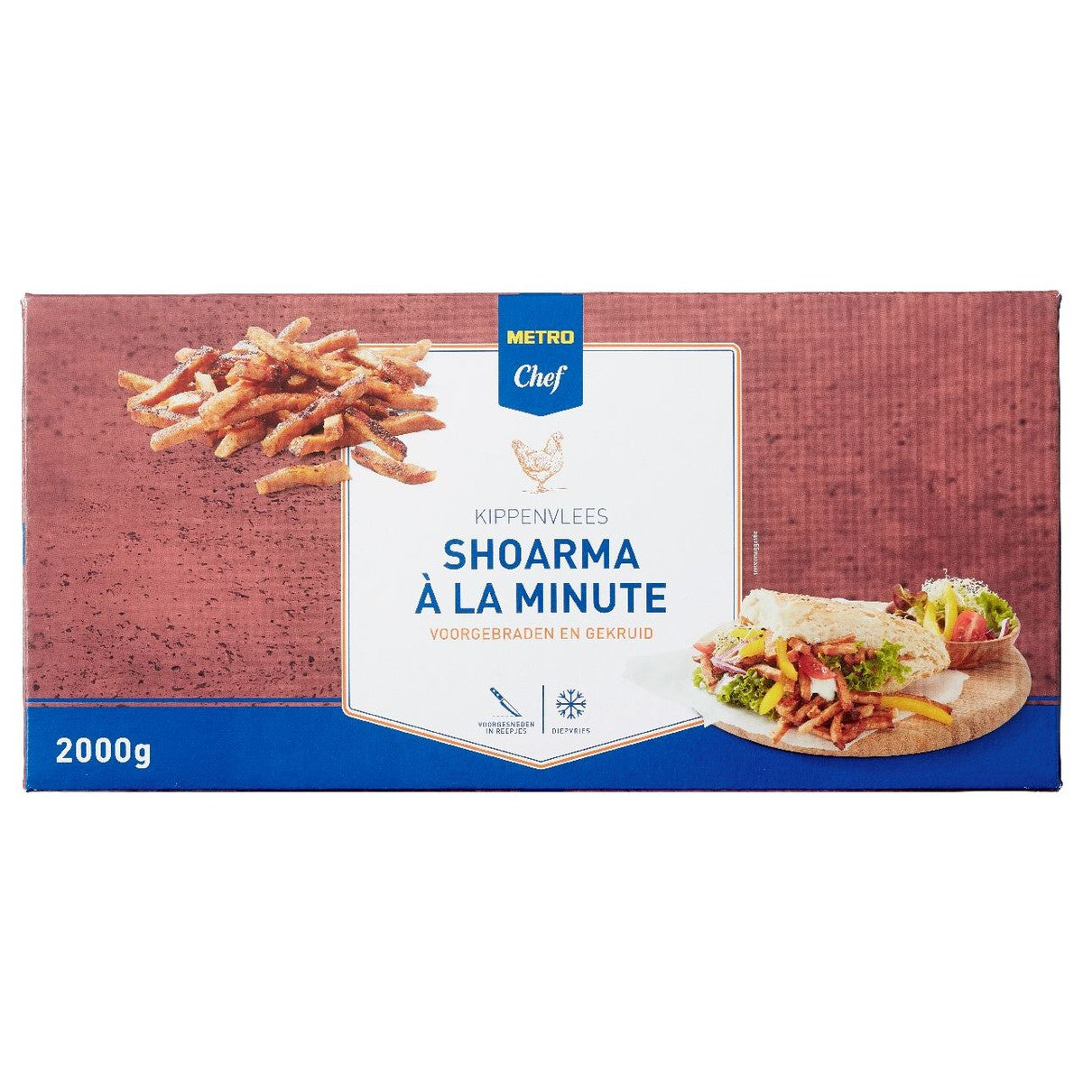 Shoarma à la minute frozen chicken 2 kg