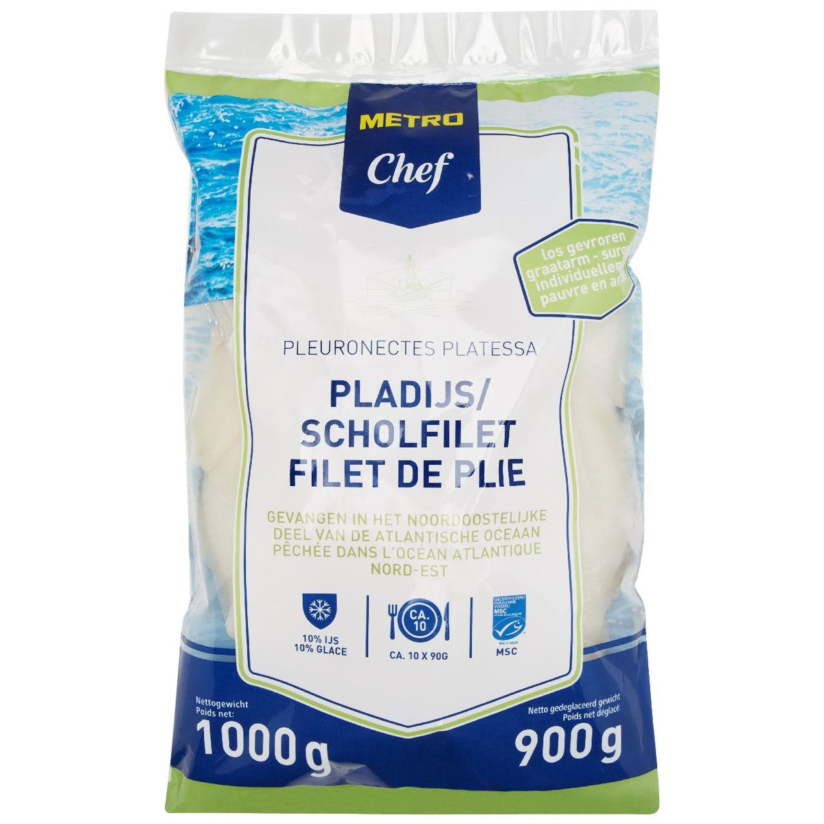 MSC Plaice fillet 1 kg