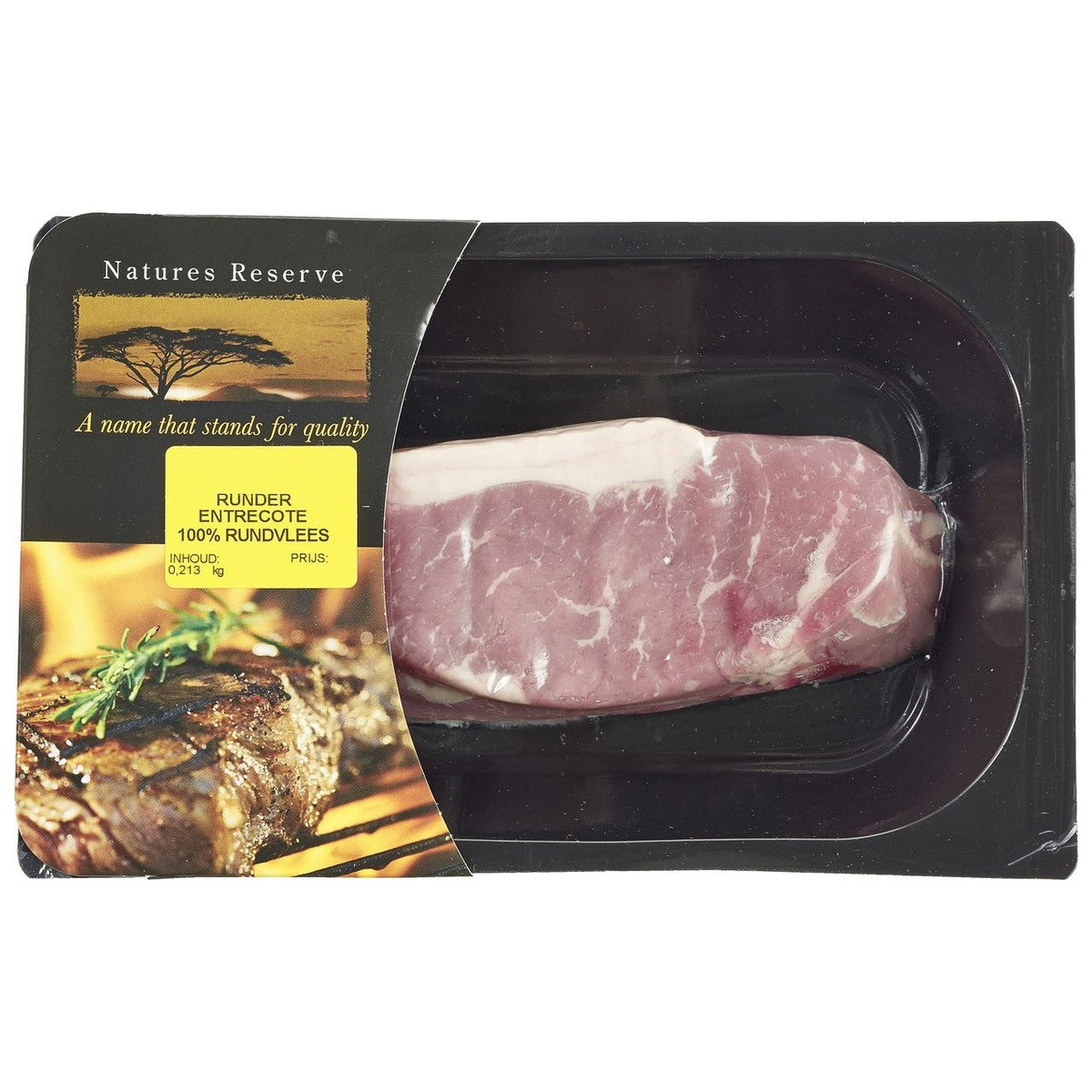 Beef sirloin steak. 200 grams Nature's Reserve fresh