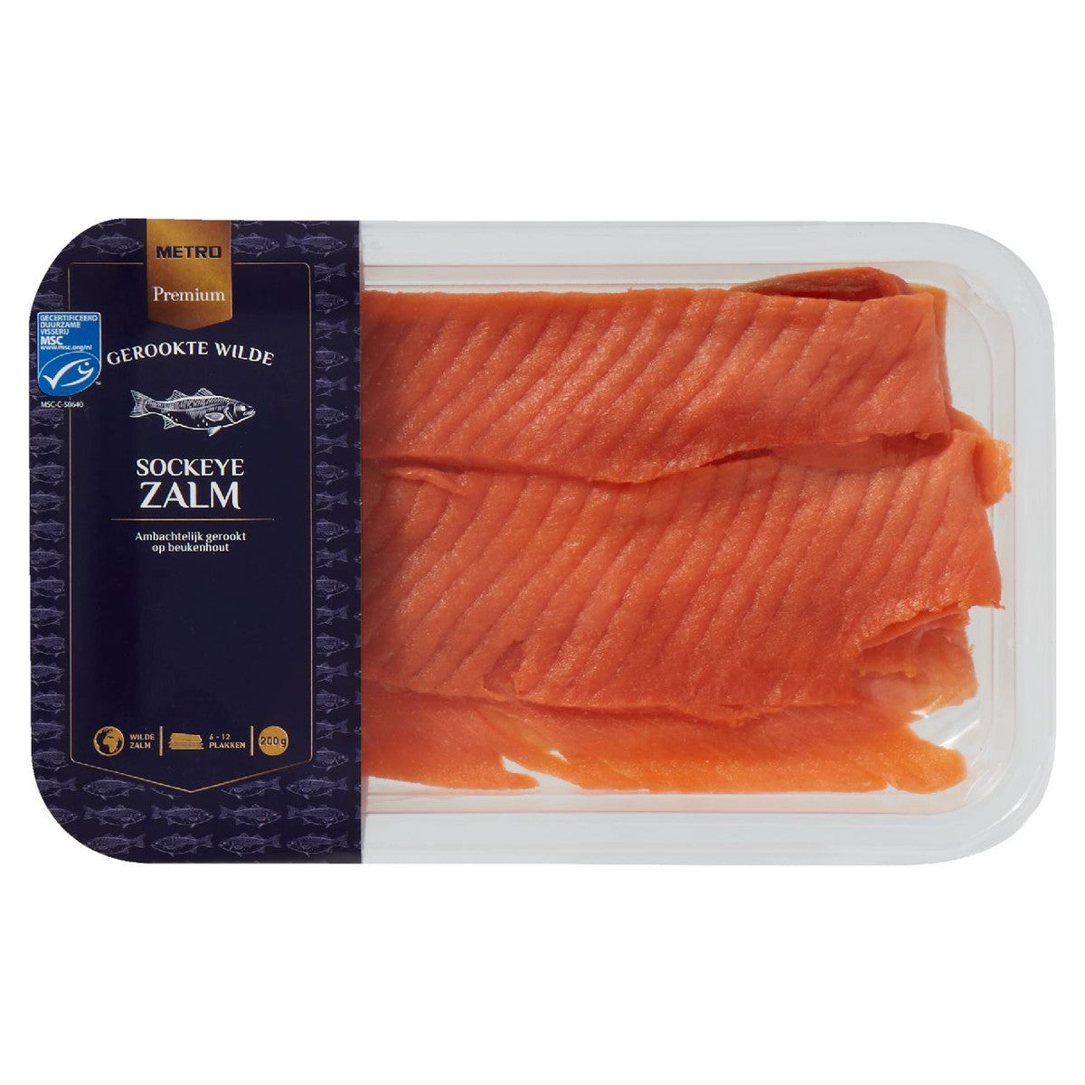 METRO Premium Sockeye Salmon Ger Dcut 200G
