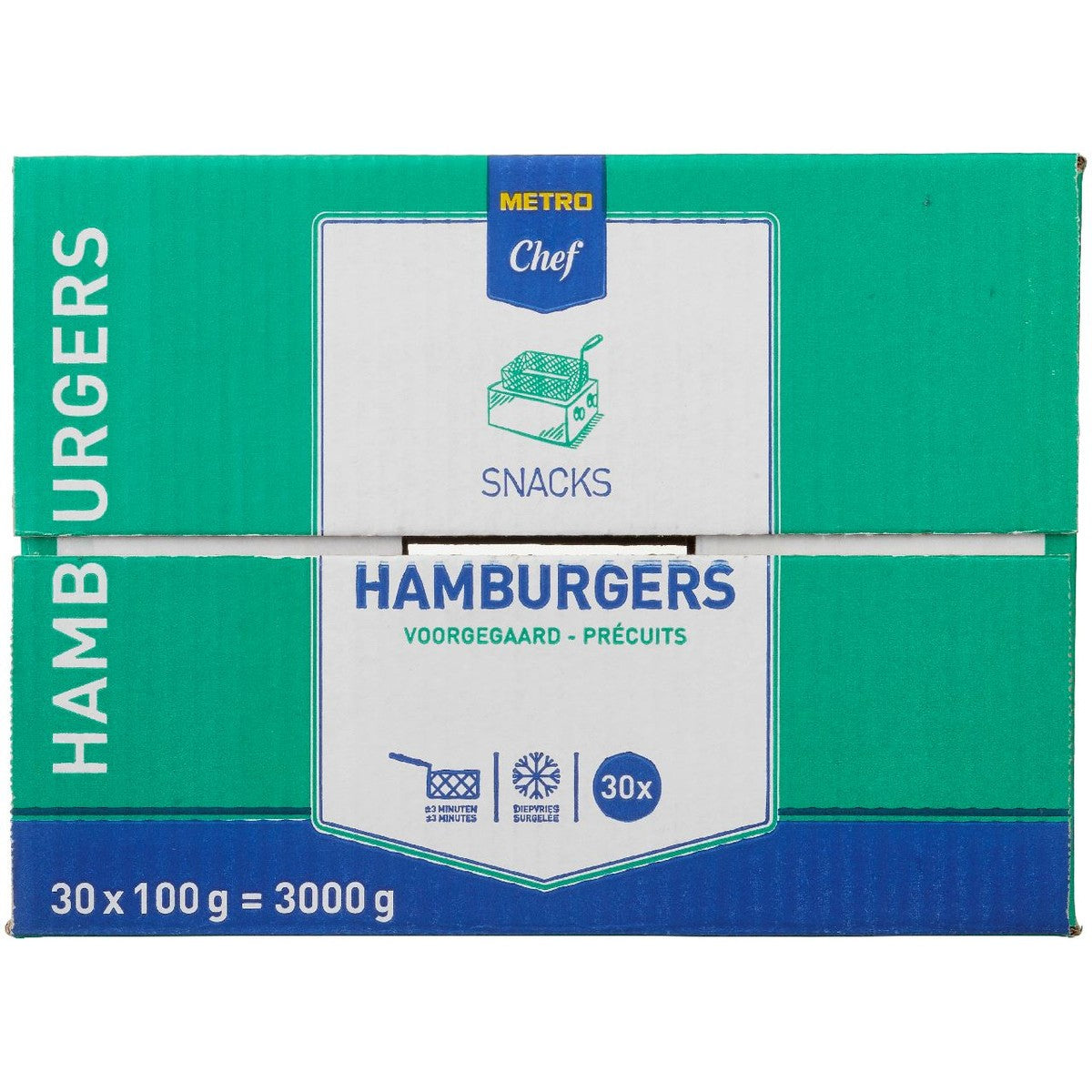 Hamburgers 30 x 100 g