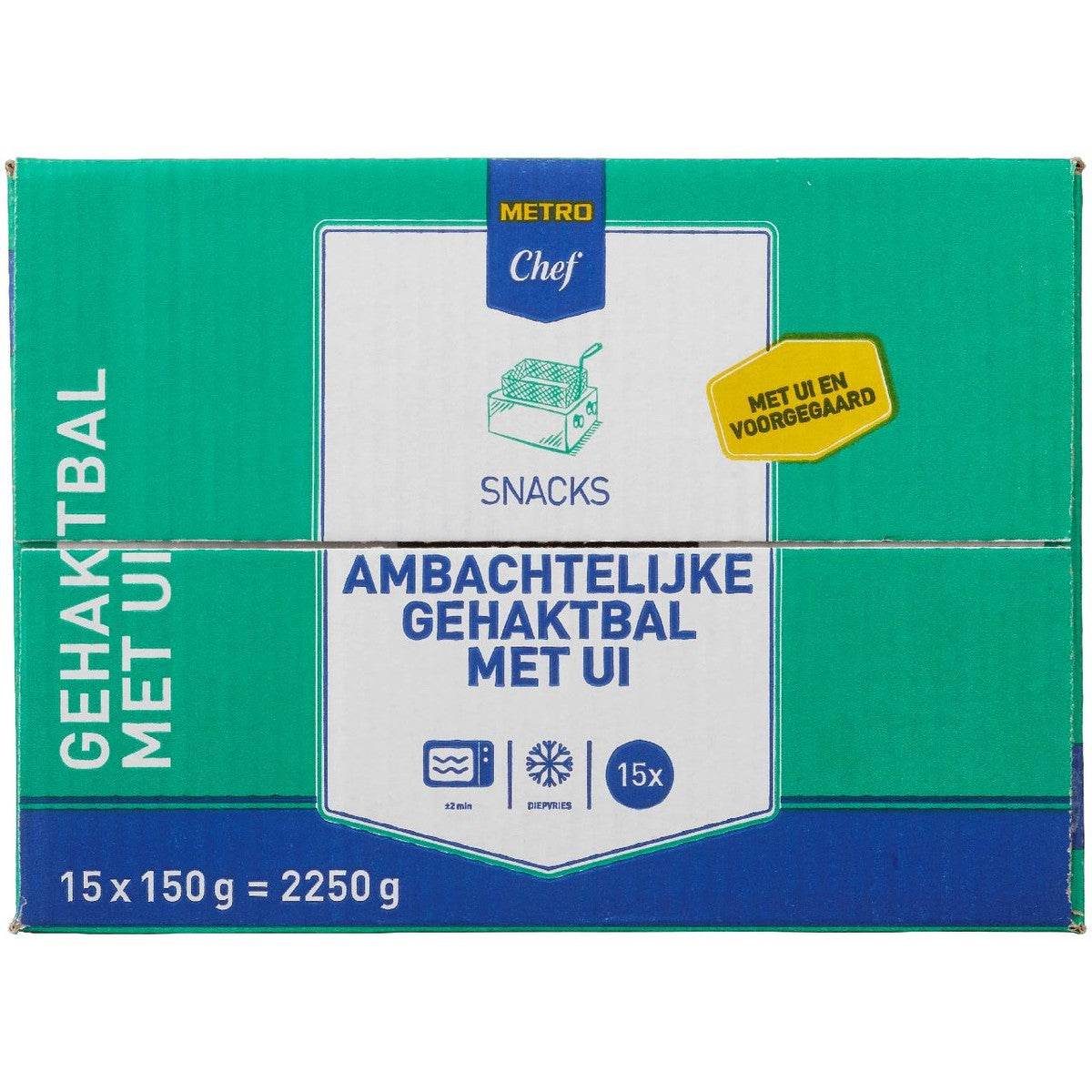 Traditional meatball with onion 15 x 150 g