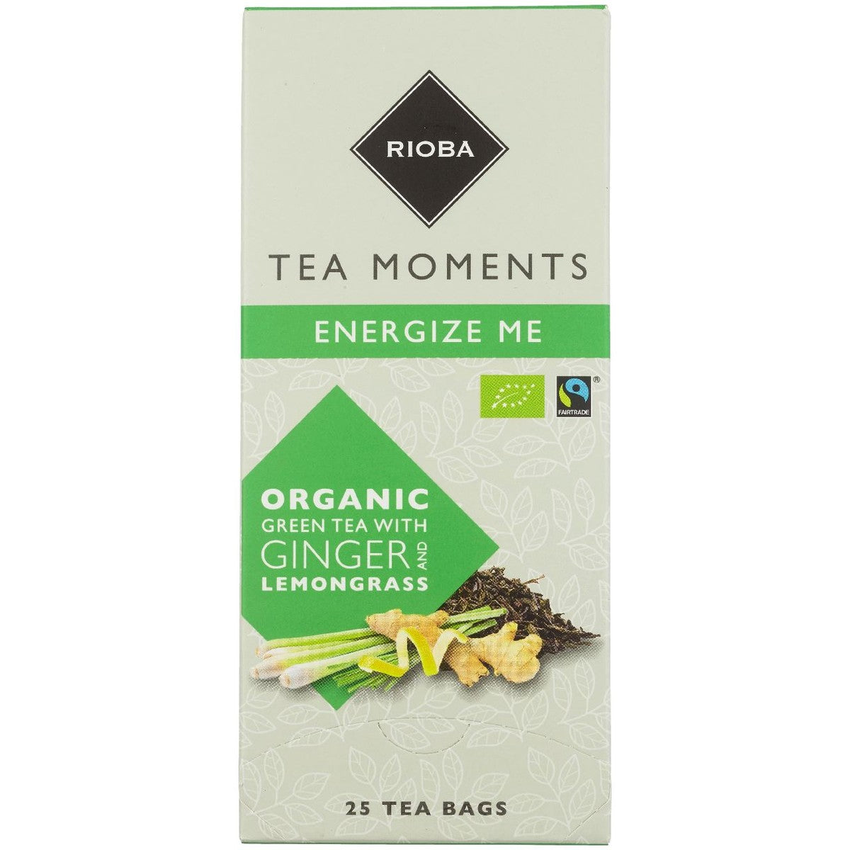 RIOBA Organic Tea Energize Me Ginger & Lemongrass 25 pcs 50 g