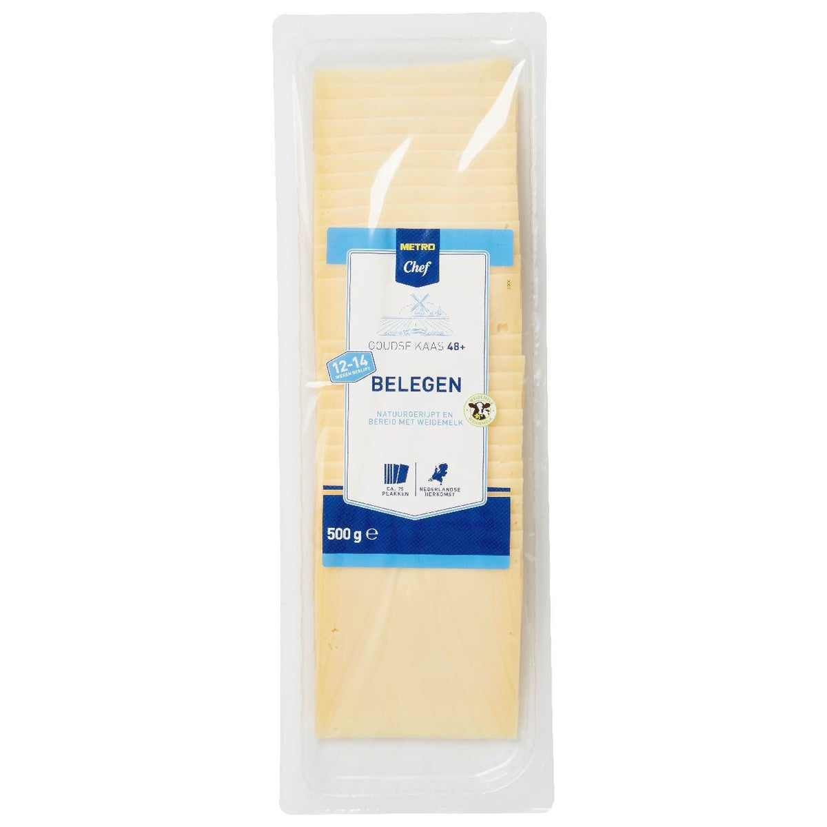 Gouda cheese matured 48+ slices 500 g